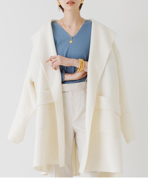 セール】 ショールカラーリバーコート （アウター）｜Rouge vif la cle