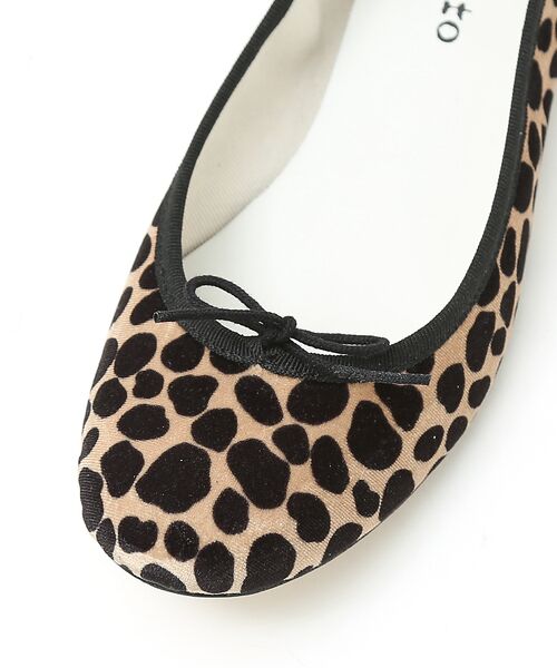 Repetto/レペット】レオパードバレエパンプス （バレエシューズ