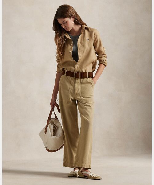 クラシック フィット リネン シャツ （シャツ・ブラウス）｜POLO RALPH