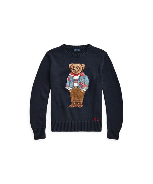 バンダナ Polo ベア コットン セーター （ニット・セーター）｜POLO