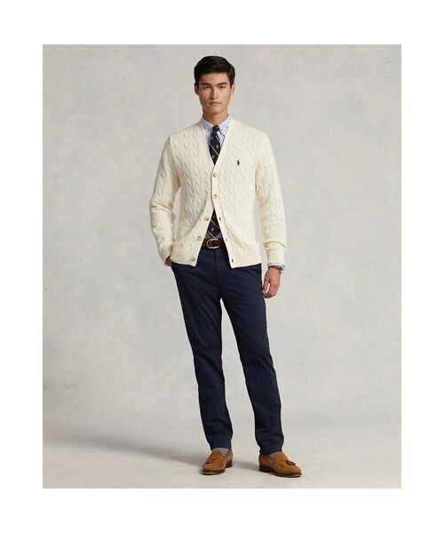 ケーブルニット コットン カーディガン （カーディガン・ボレロ