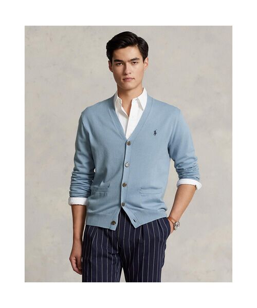 コットン Vネック カーディガン （カーディガン・ボレロ）｜POLO RALPH