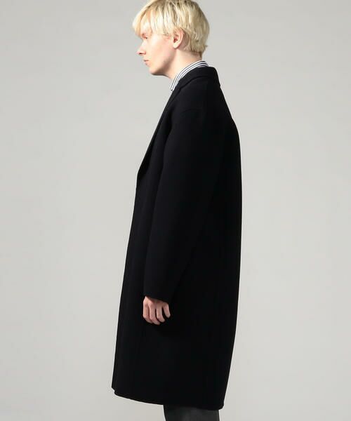 セール】 ウールカシミヤメルトン チェスターフィールドコート