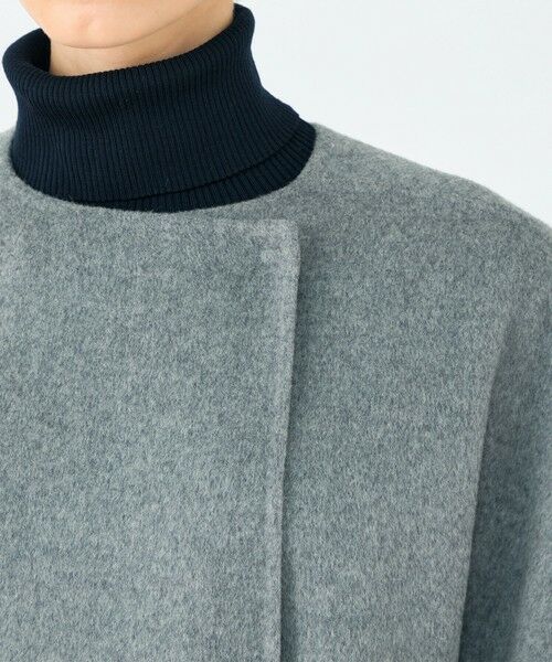 プレミアムウールリバー ノーカラーコート （その他アウター