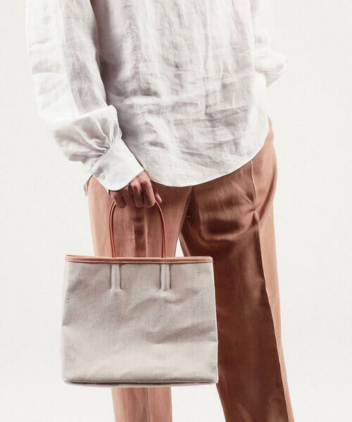 セール】 【別注】AMIACALVA×TOMORROWLAND コットンリネンキャンバス