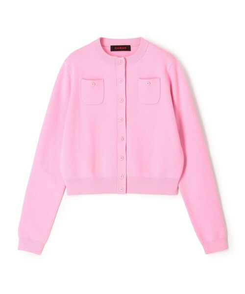 コットンカシミヤ クルーネックカーディガン （カーディガン・ボレロ