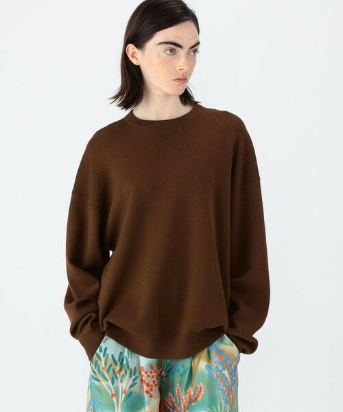 CABaN コットンカシミヤ クルーネックプルオーバー （ニット・セーター