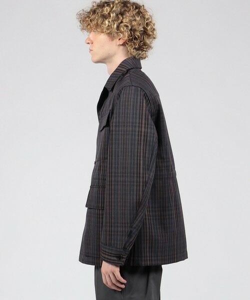 セール】 シェットランドウールツイード サファリジャケット