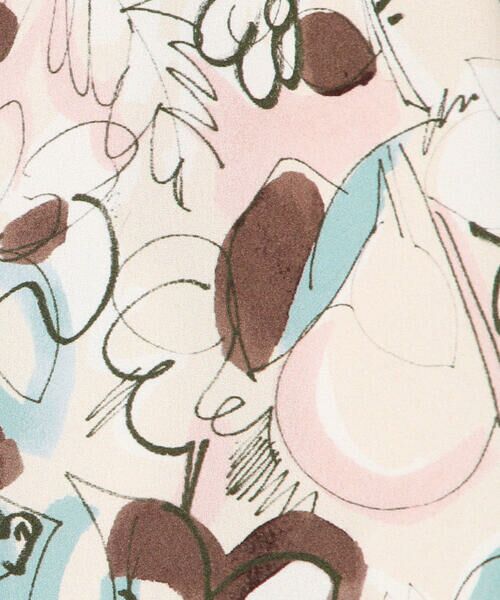 セール】 メロウフラワープリント ボウタイブラウス （シャツ