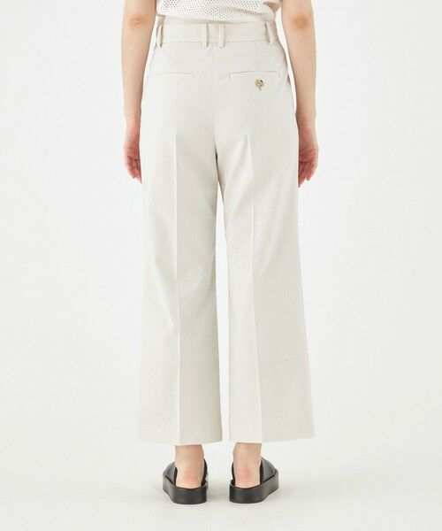 セール】 ナチュラルスラブストレッチ セミフレアパンツ （スラックス