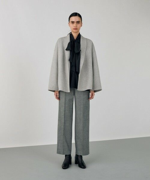 セール】 ダブルフェイスメルトンビーバー ショートコート （その他