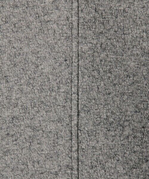 CABaN ウールコットンダブルフェイス カラーレスジャケット （ダッフル