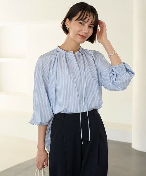 セール】 ギャザーブラウス （シャツ・ブラウス）｜UNFILO