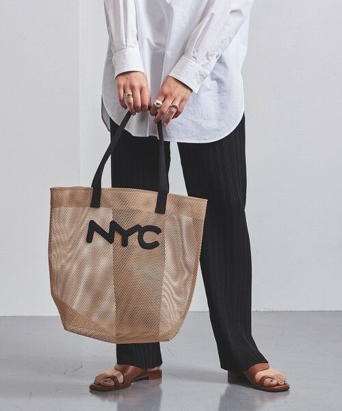 LUDLOW（ラドロー）＞メッシュ トートバッグ BEIGE （トートバッグ