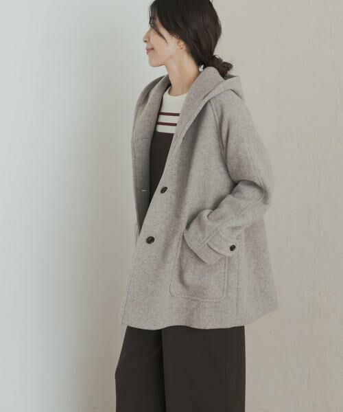 セール】 エアリーウールフードコート （その他アウター）｜URBAN