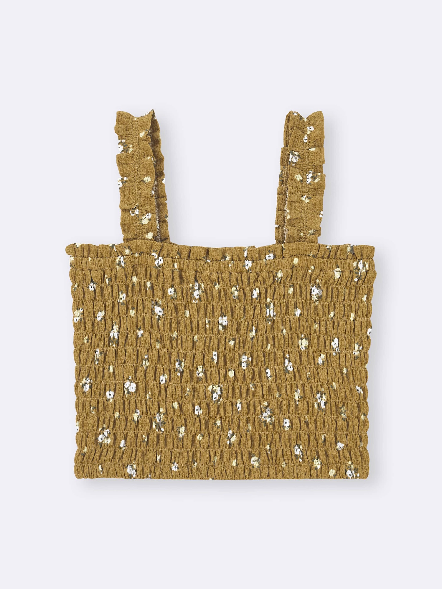 GU公式 | シャーリングフラワープリントキャミソール+E