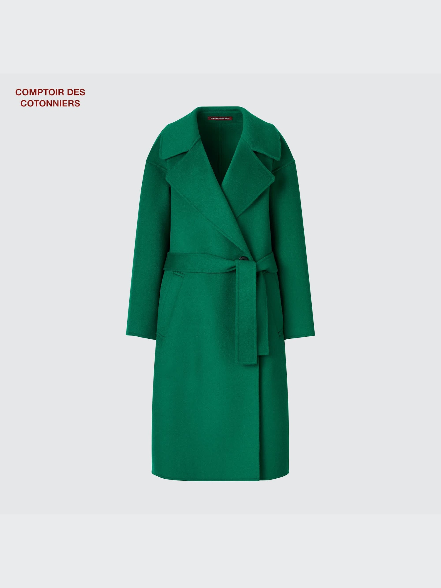 ユニクロ公式 | ダブルフェイスロングコート（コントワーデコトニエ）