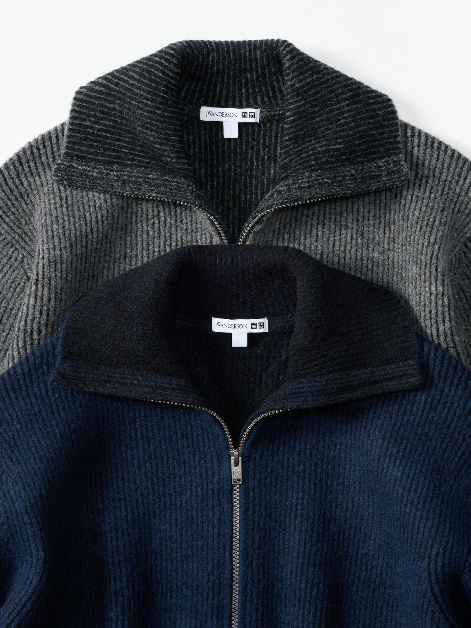 ユニクロ公式 | スフレヤーンリブフルジップセーター