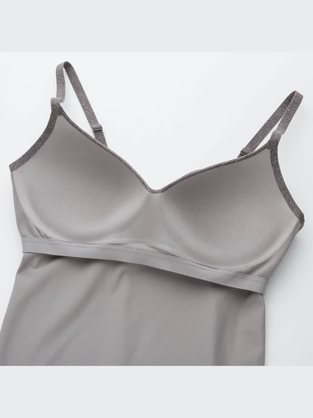 ユニクロ公式 | エアリズムシームレスVネックブラキャミソール（ヘザー）