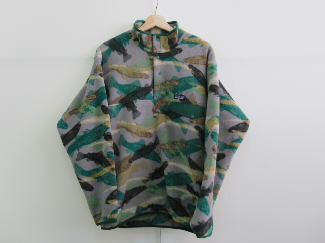 メンズ・シンチラ・スナップT・プルオーバー 魚柄 | アウトドア用品