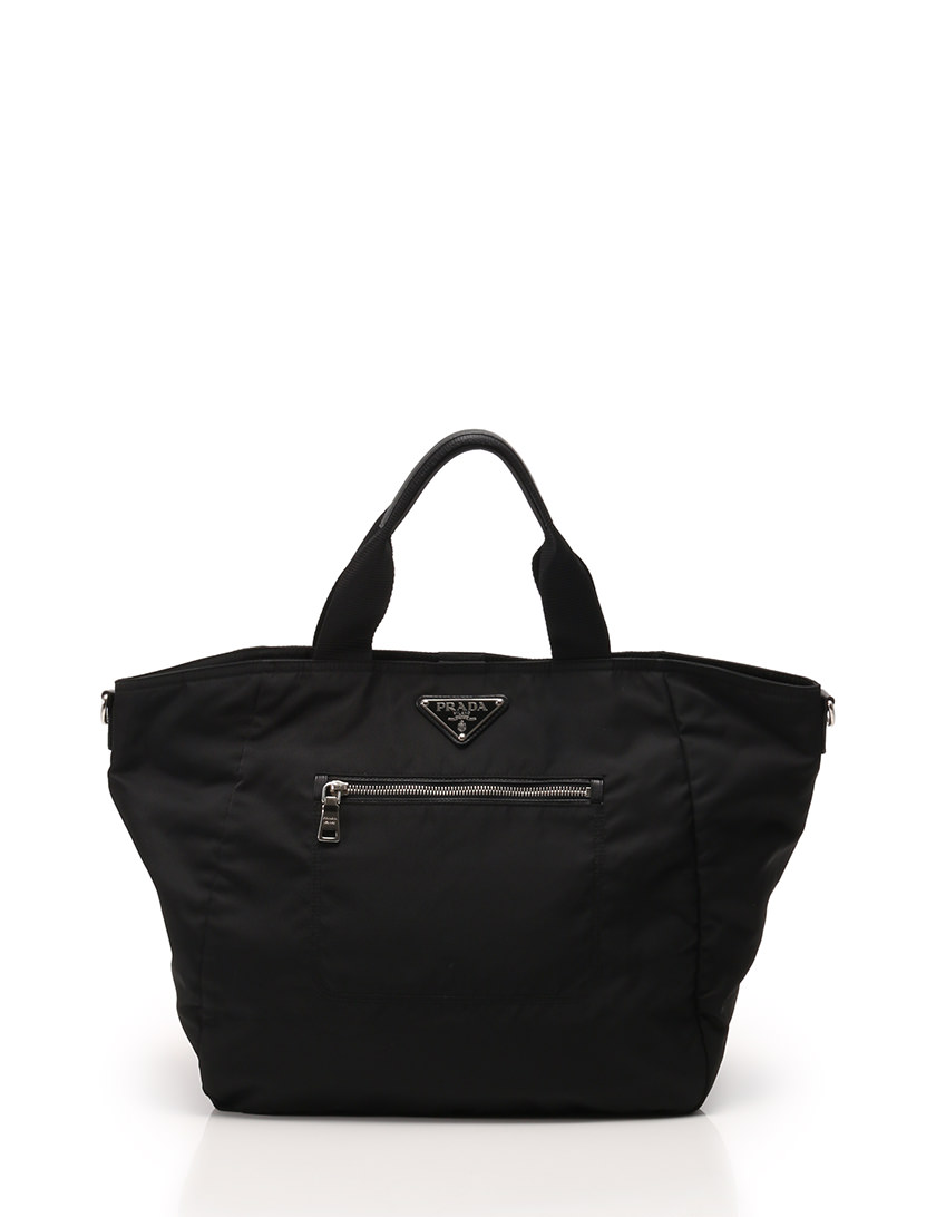 プラダ PRADA トートバッグ ショルダーバッグ 黒 ブラック ナイロン