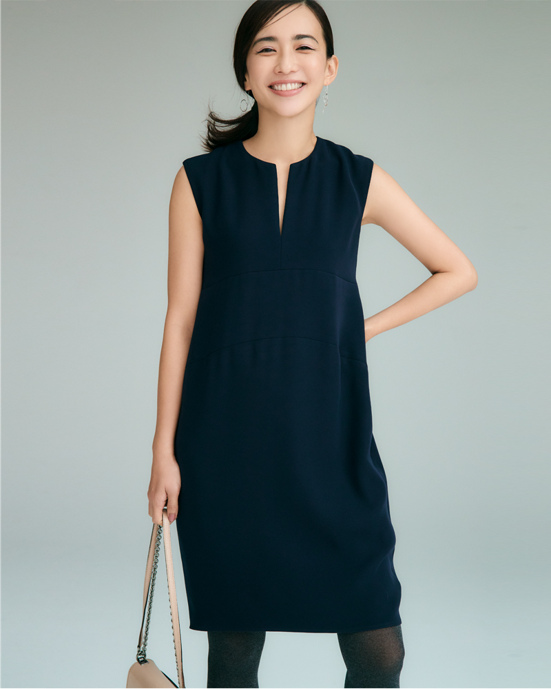 産後体型もスタイルアップ！YOKO CHANの“切り替え”ワンピ3選 | VERY