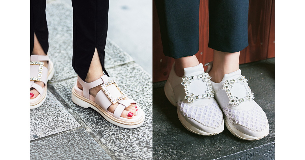 ビジュー靴SNAP】ロジェ派は“履きやすさ”で支持率高 | VERY