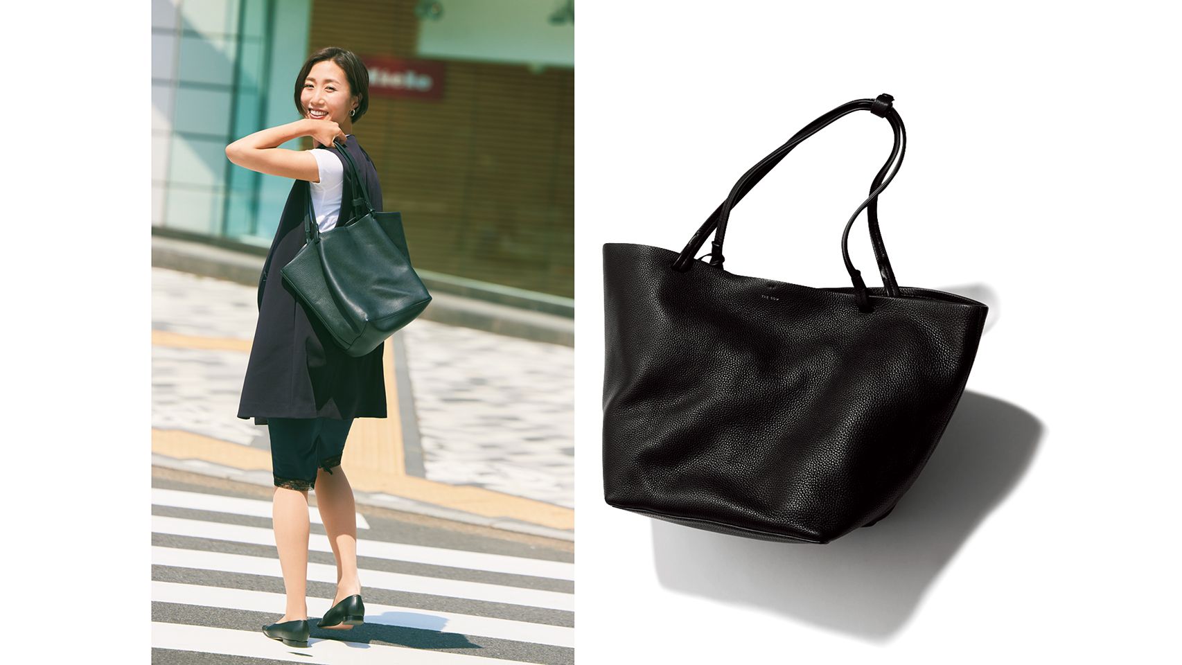 ザ・ロウのパークトート」が通勤ママの味方！大容量＆ミニマルが使える
