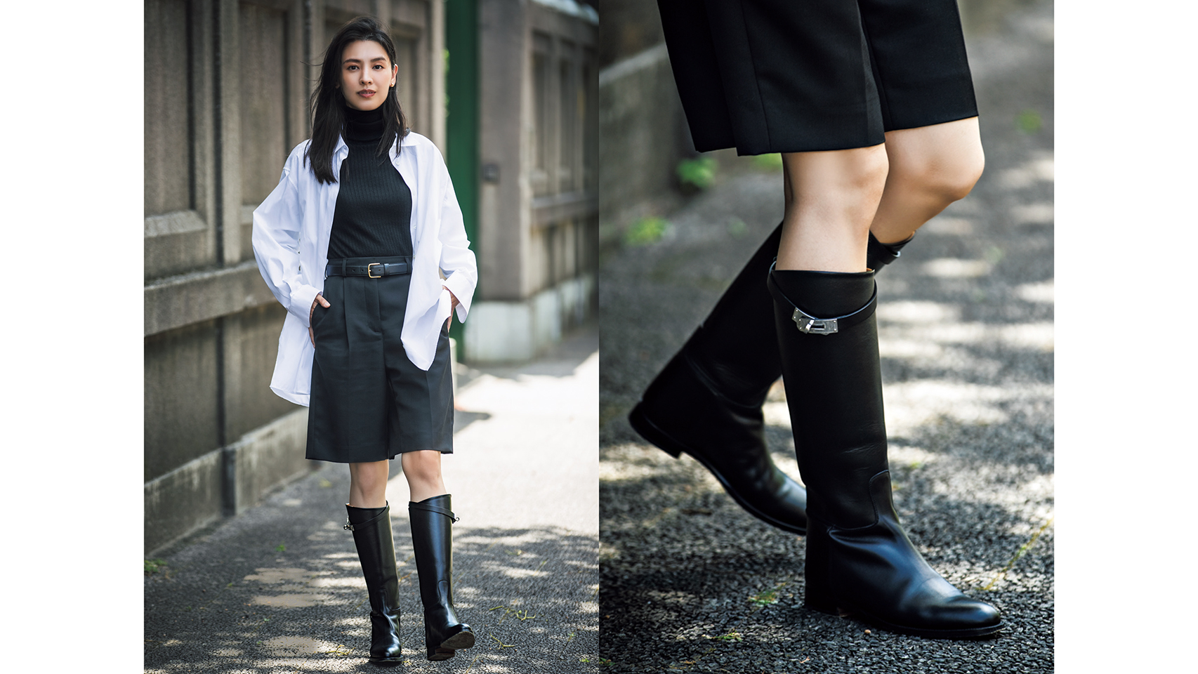 申真衣さんの最愛ブーツは“エルメス”！「今秋はミニ丈合わせを楽しみ
