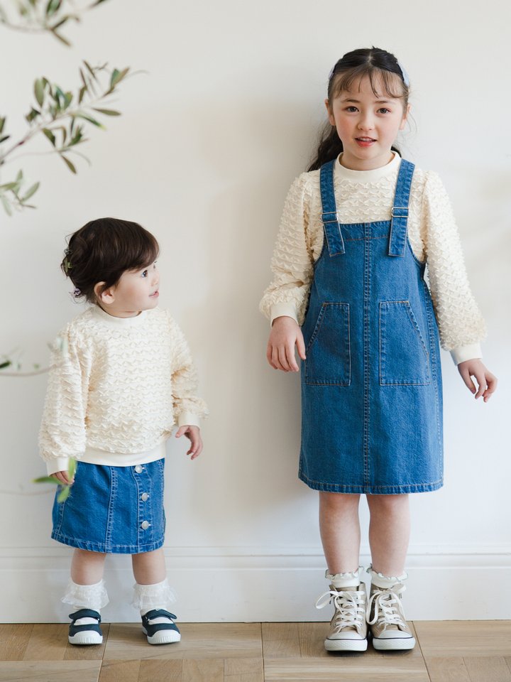 デニムジャンパースカート ｜子供服&ベビー服 ブランシェス 公式通販