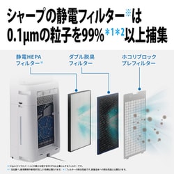 ヨドバシ.com - シャープ SHARP 加湿空気清浄機 プラズマクラスター
