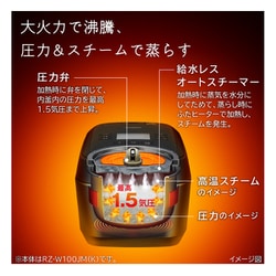 ヨドバシ.com - 日立 HITACHI 圧力＆スチームIHジャー炊飯器 ふっくら