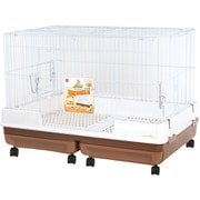 ヨドバシ.com - うさぎのカンタンおそうじケージ ワイド ブラウン