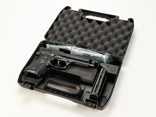 実銃用に製造されたベレッタ純正ハードガンケース「Beretta Pistol