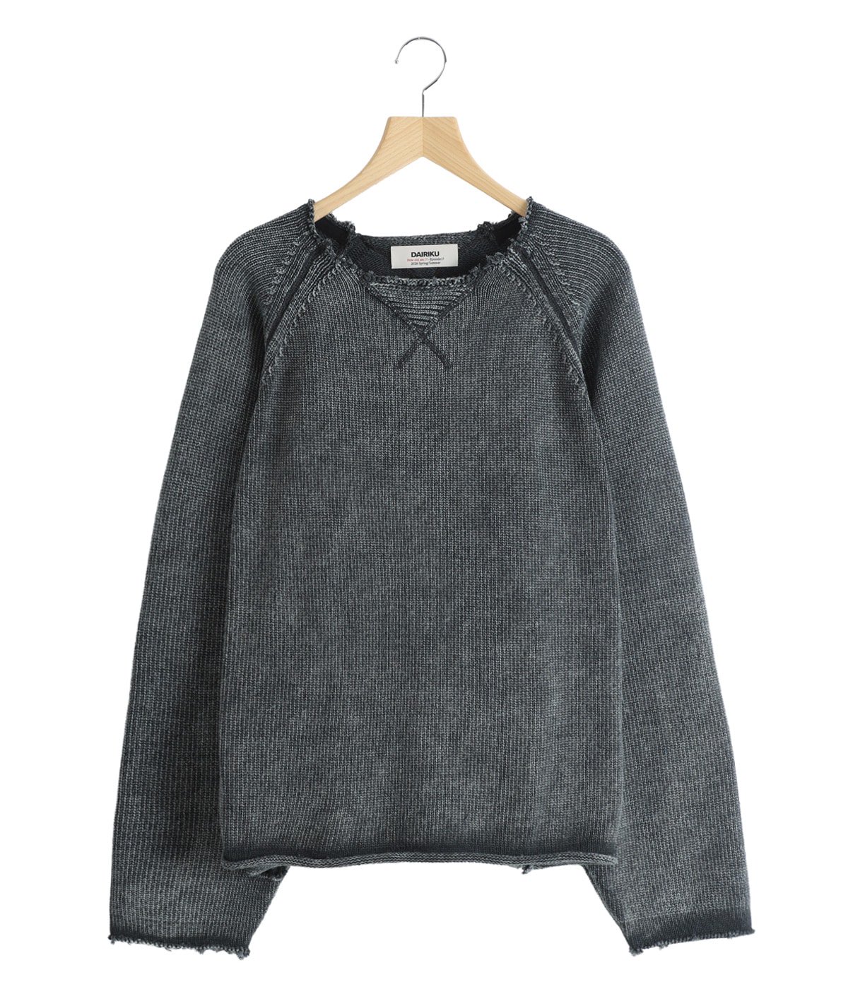 Vintage Washed Pullover Knit Sweater | DAIRIKU(ダイリク