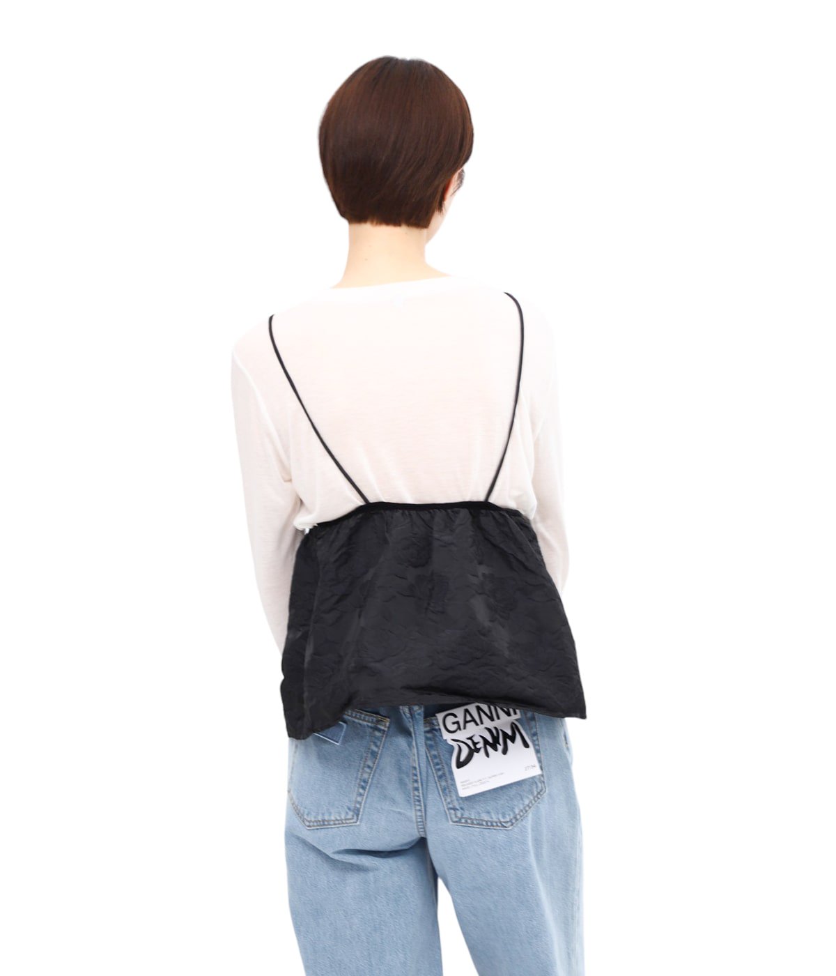 レディース】Botanical Jacquard Strap Top | GANNI(ガニー