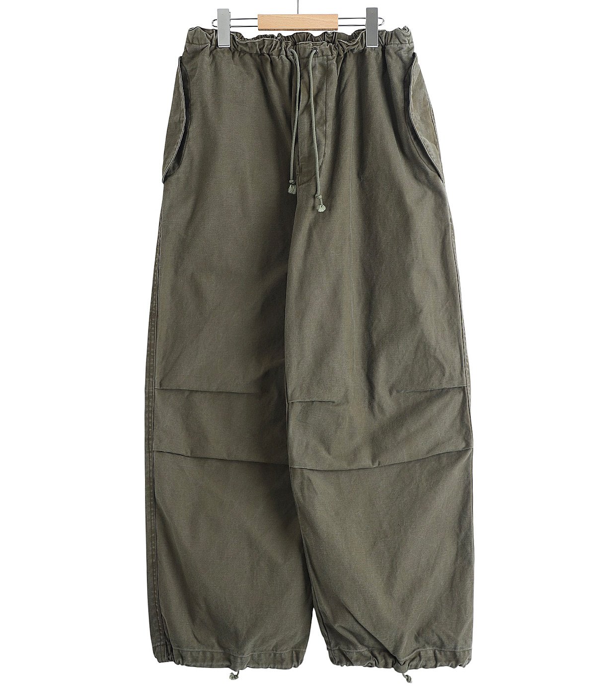 WIDE OVER PANTS -ORGANIC COTTON BACK SATIN- | marka(マーカ