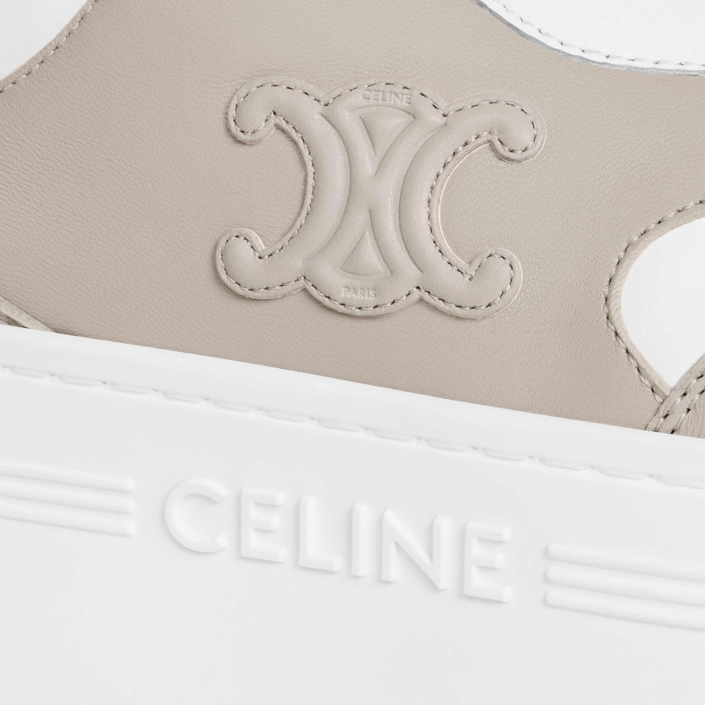 CELINE - ブロック スニーカー トリオンフ / カーフスキン - グレー