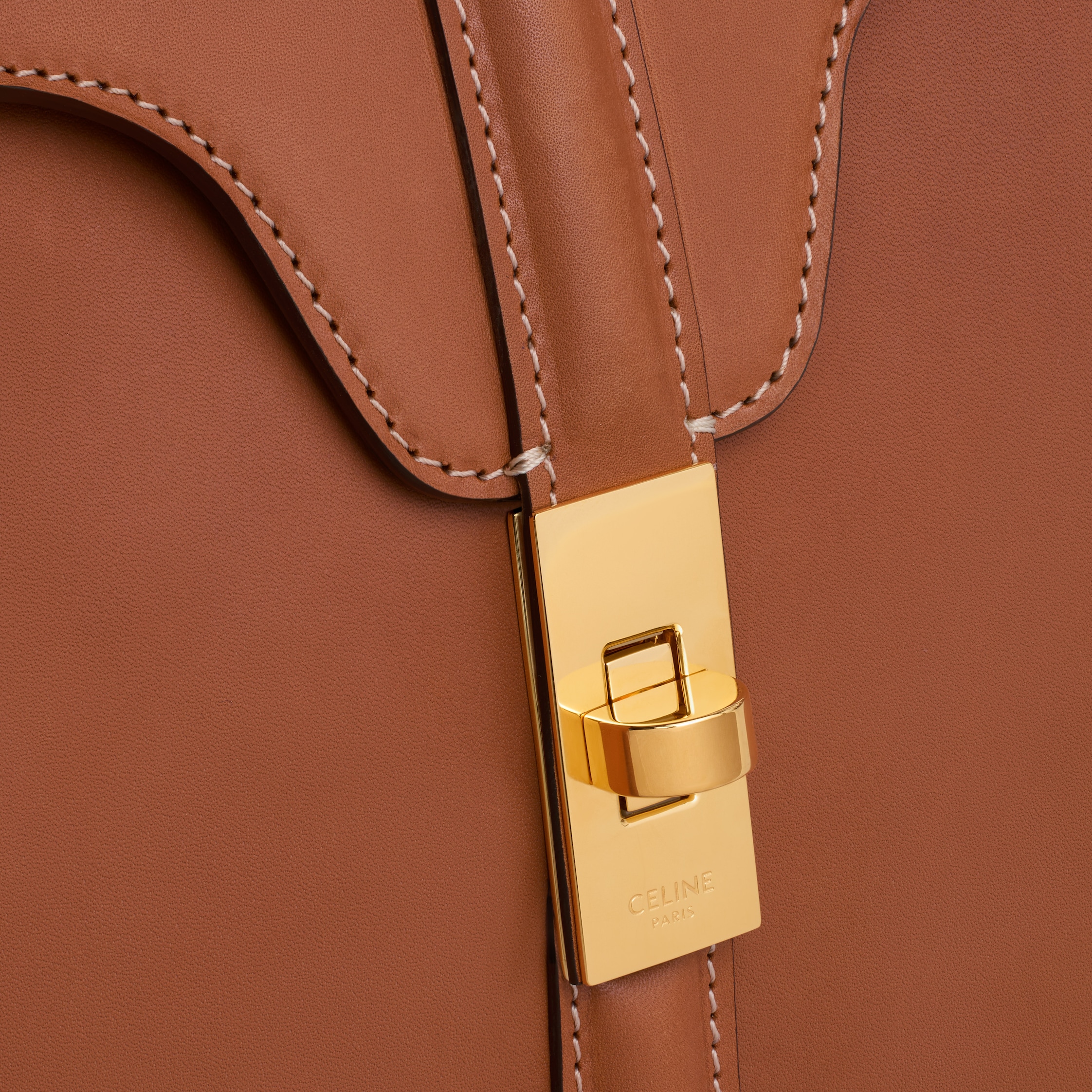 Small 16 Bag IN natural calfskin - TAN | CELINE