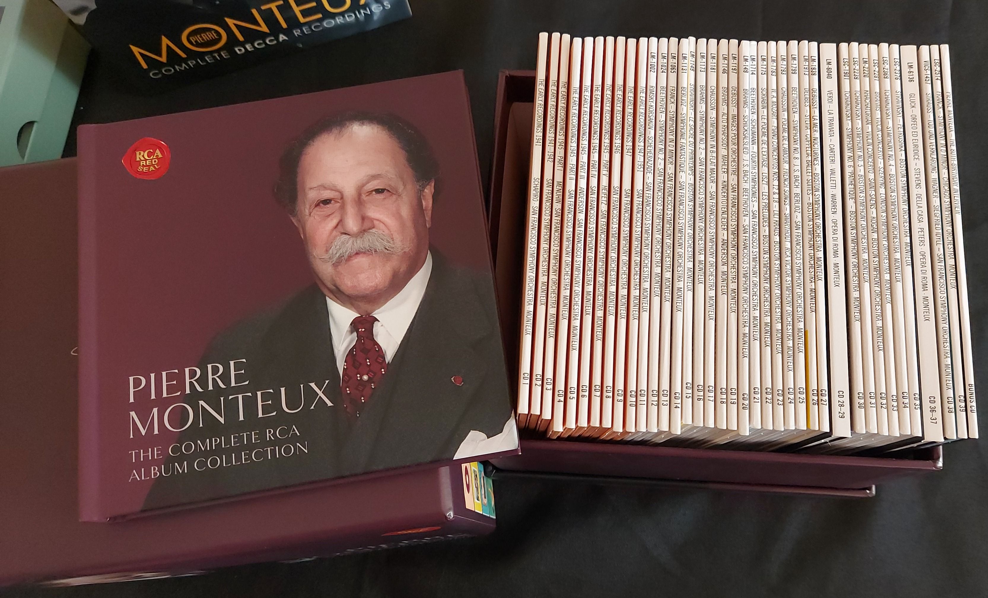 PIERRE-MONTEUX-CD-BOX-SETS-COMPLETE-DECCA-RECORDINGS-COMPLETE-RCA
