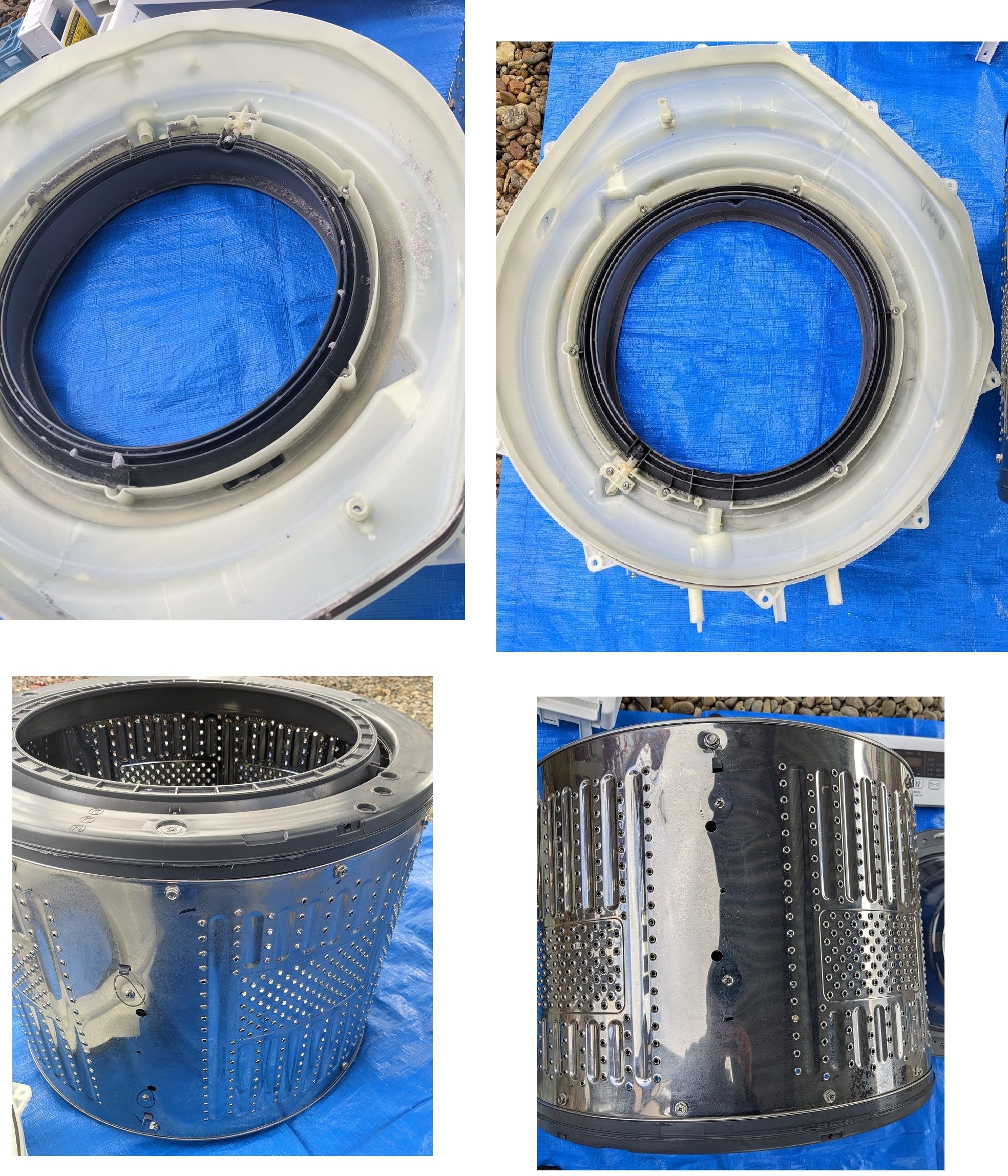 ドラム式洗濯機クリーニング SHARP ESーH10F | おそうじ隊