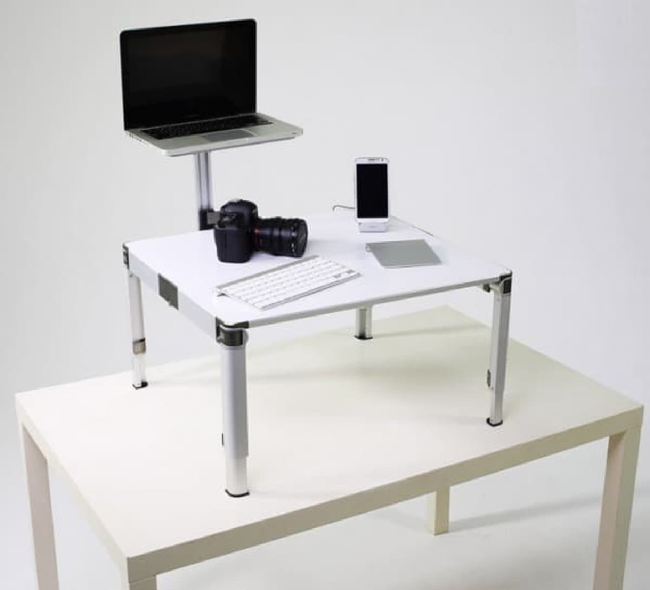 普通の机を“スタンディングデスク”にする「ZestDesk」 [えんウチ]