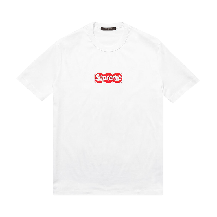 Buy Louis Vuitton x Supreme Box Logo Tee 'White' - Y92WJC8 | GOAT