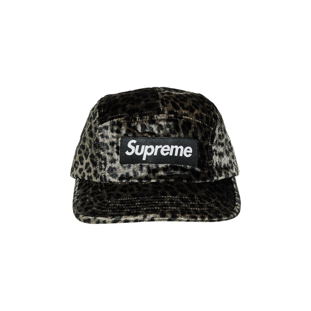 Buy Supreme Leopard Velvet Camp Cap 'Black' - SS24H9 BLACK | GOAT
