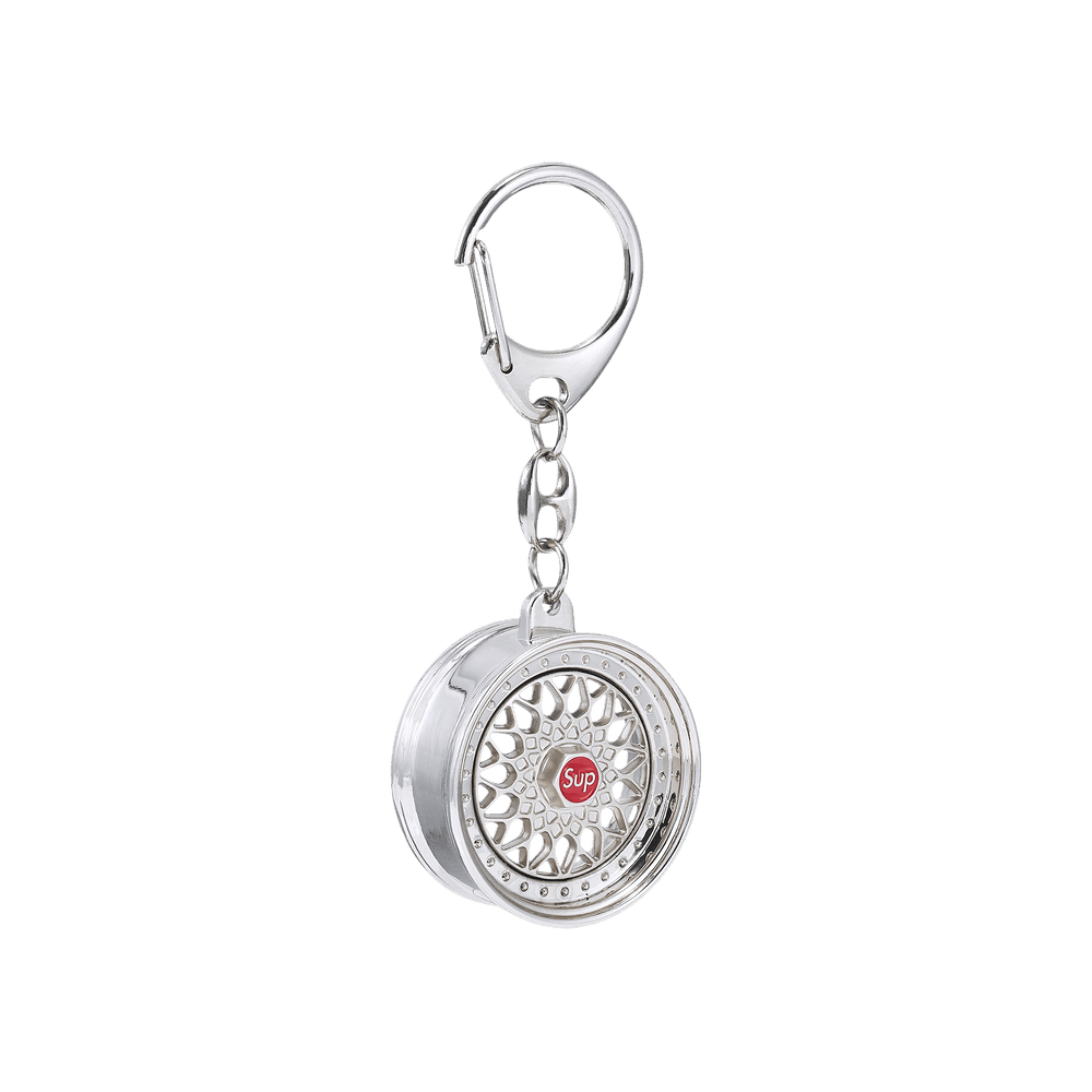 Buy Supreme x BBS RS Rim Keychain 'Chrome' - FW25A43 CHROME | GOAT
