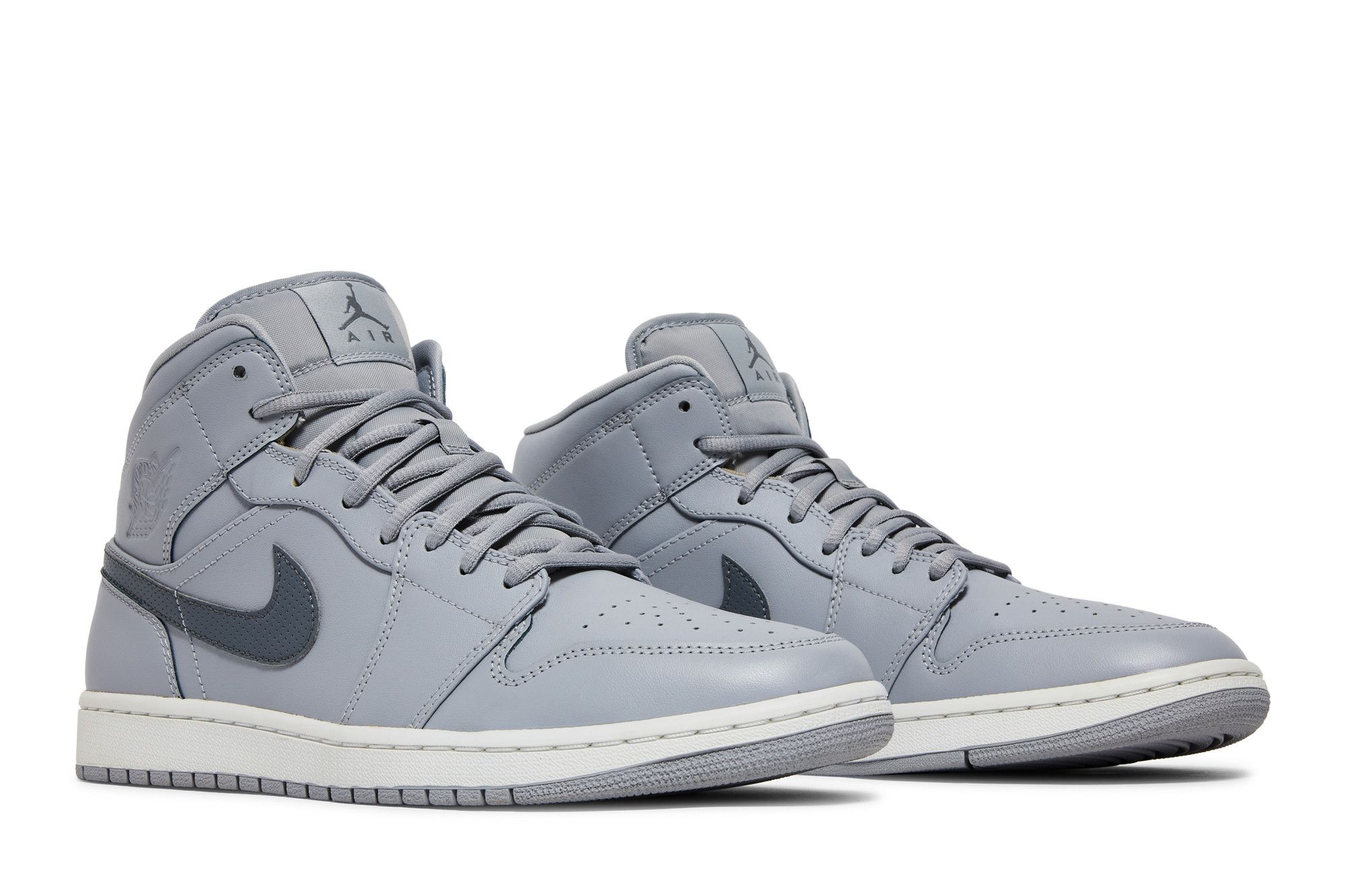 Buy Air Jordan 1 Mid 'Wolf Grey' - 554724 033 | GOAT