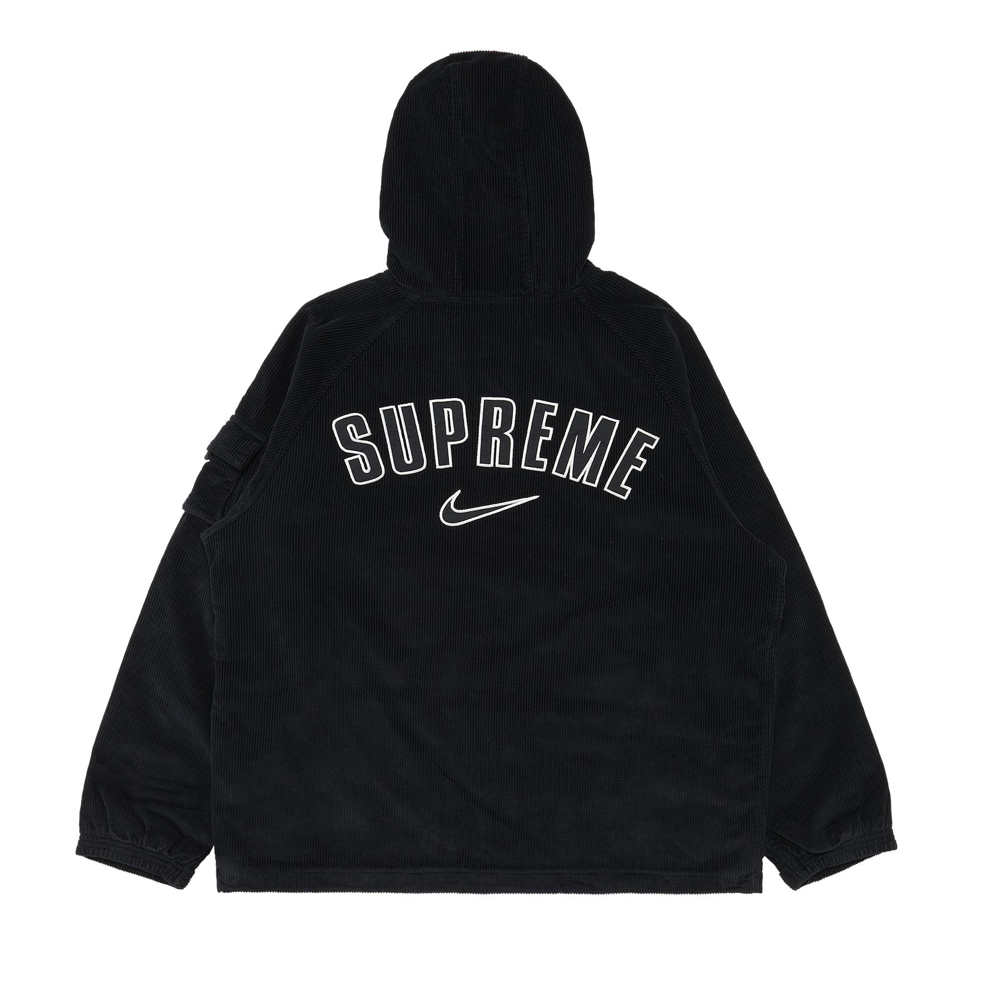 Buy Supreme x Nike Arc Corduroy Hooded Jacket 'Black' - SS22J1