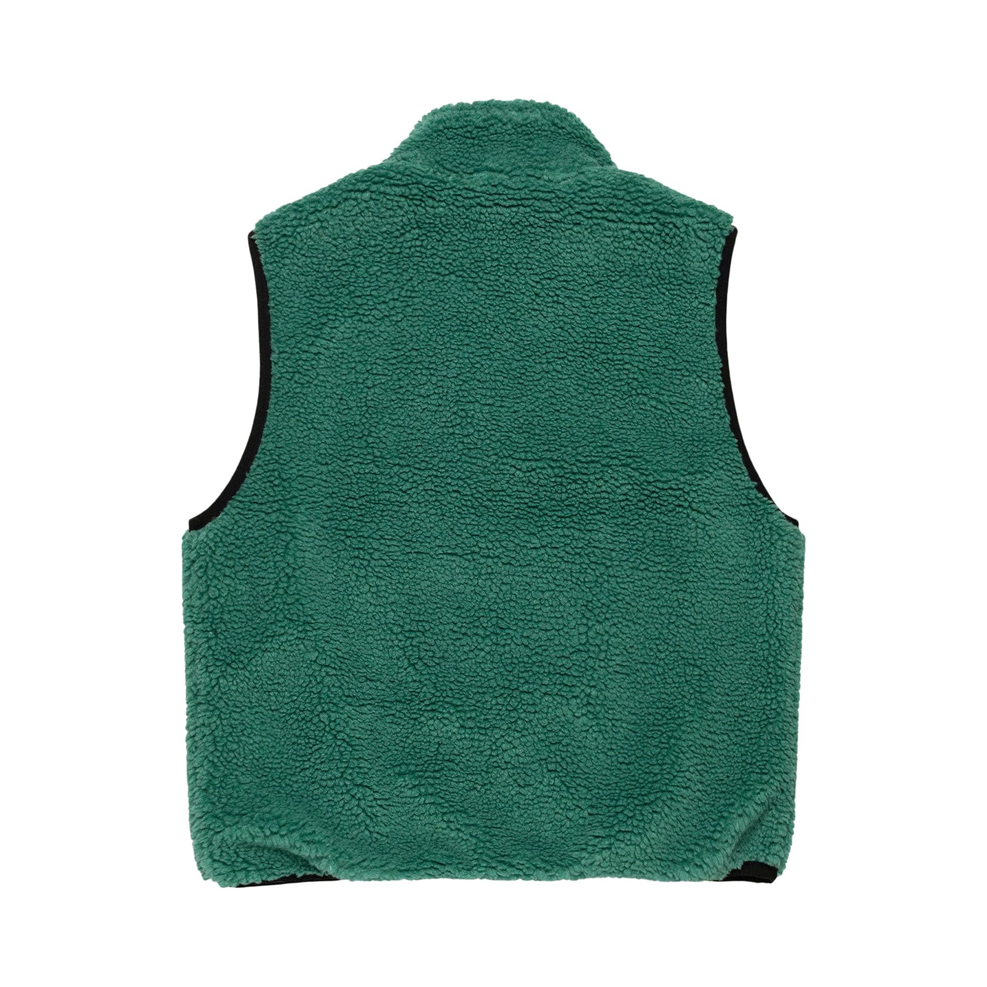Buy Stussy Sherpa Reversible Vest 'Teal' - 118528 TEAL | GOAT