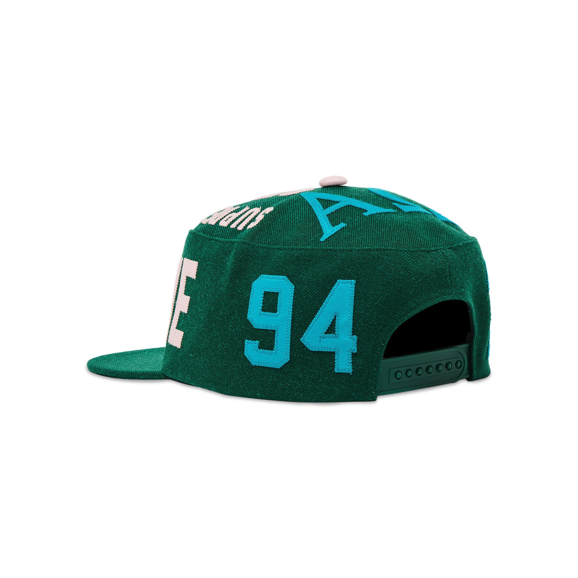 Buy Supreme Alpha Omega Pillbox Hat 'Dark Green' - FW24H74 DARK