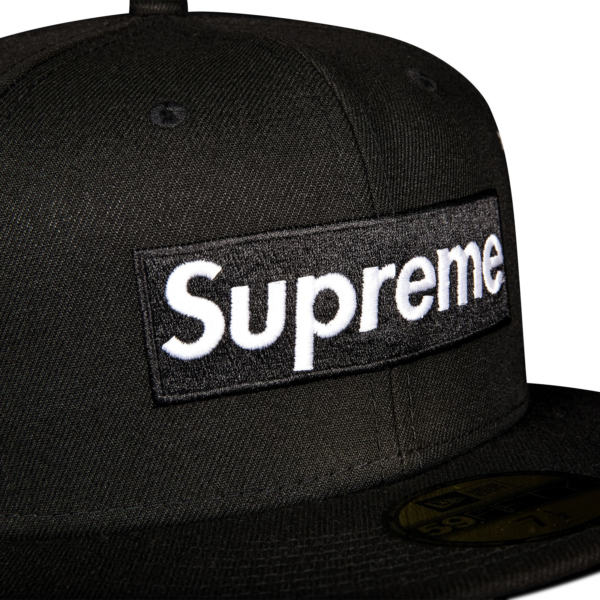 Buy Supreme x New Era Champions Box Logo Hat 'Black' - SS21H30